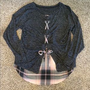Cute MAURICES Tie-Up Back Top
